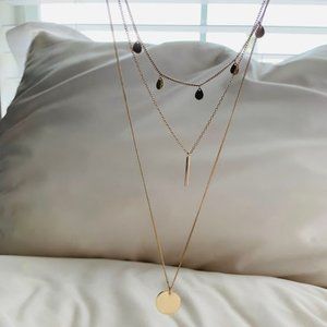 DAINTY LAYERED NECKLACE FRANCESCA'S COLLECTION